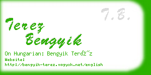 terez bengyik business card